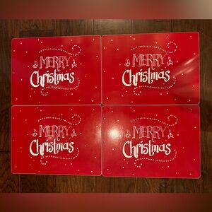 Pottery Barn wood placemats